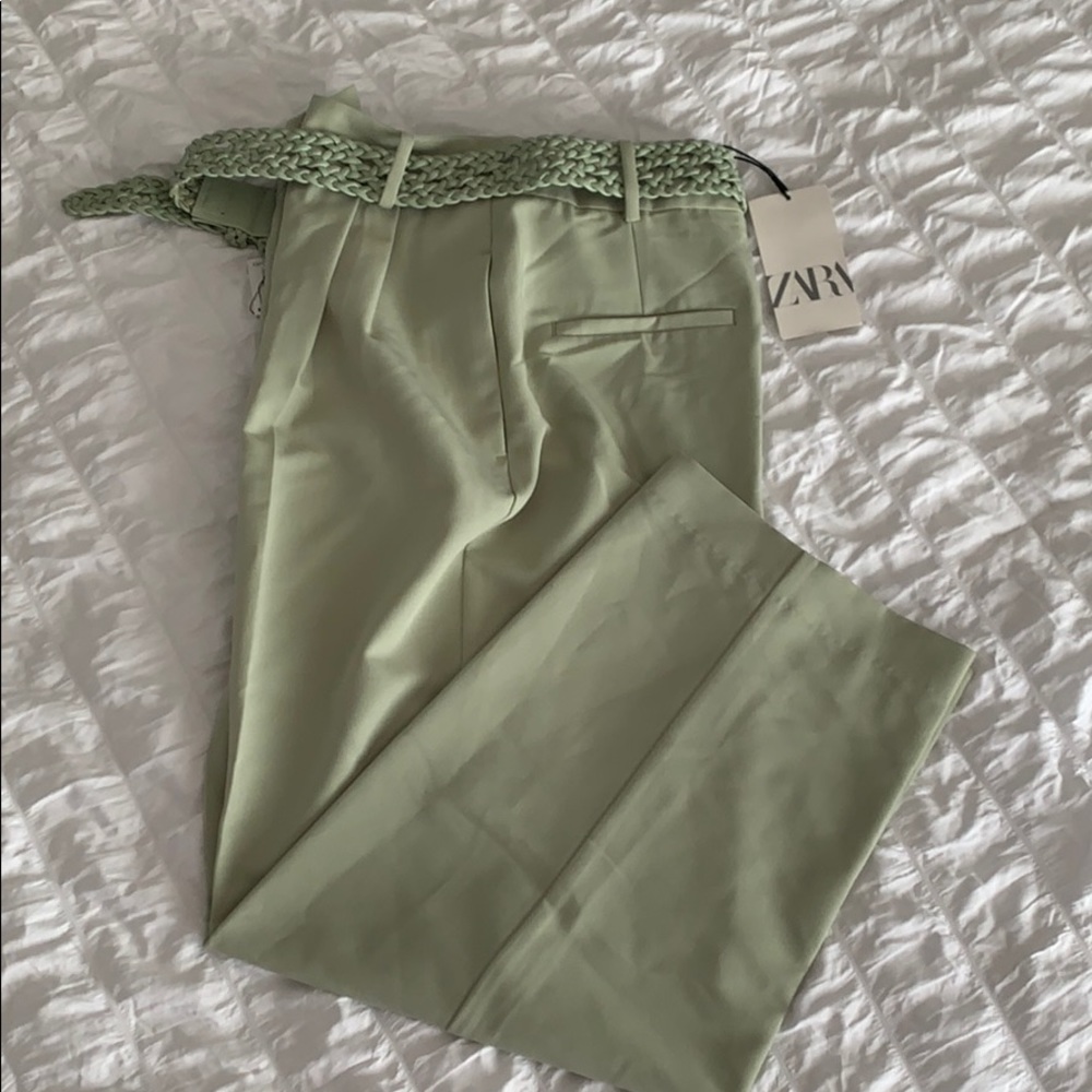 High Rise straight leg pants